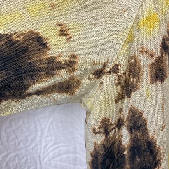 John Mark Yellow and Black Tie-Dye Tunic - Picture 12 of 15
